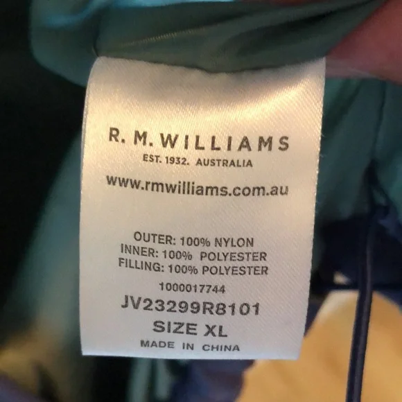 BNWT R.M Williams Vest XL - Picture 8 of 9